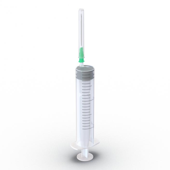 Disposable Syringe 20ml Set 3D