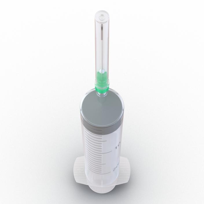 Disposable Syringe 20ml Set 3D