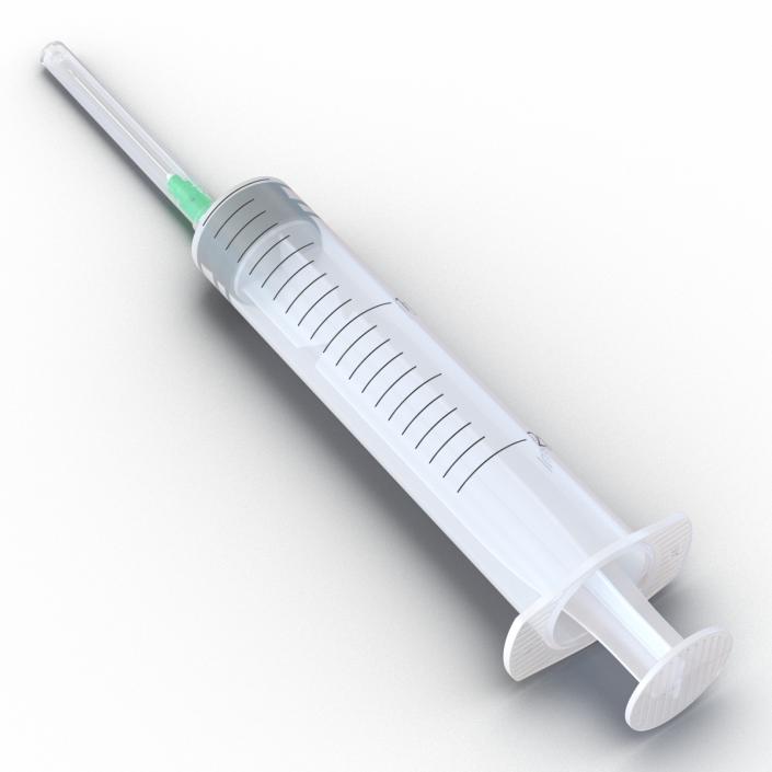 Disposable Syringe 20ml Set 3D