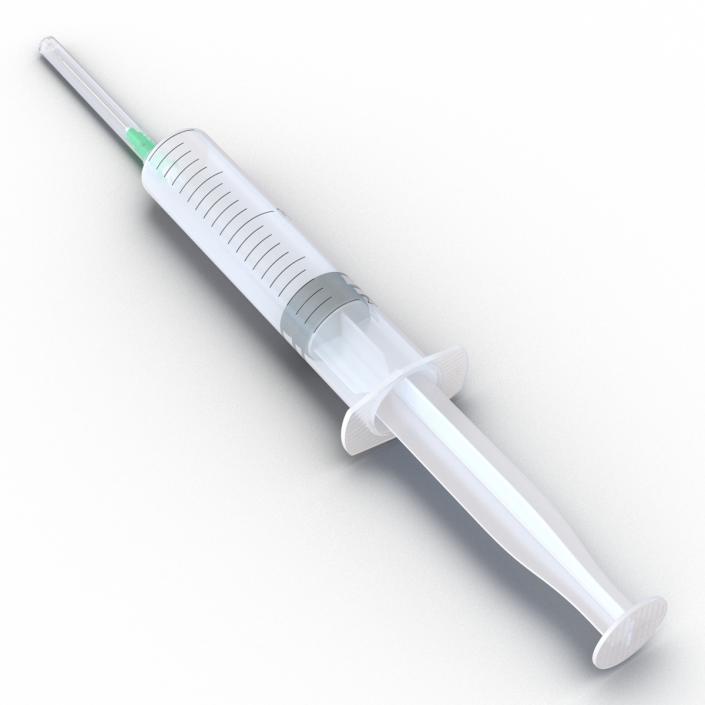 Disposable Syringe 20ml Set 3D