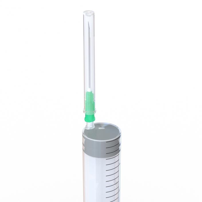 Disposable Syringe 20ml Set 3D