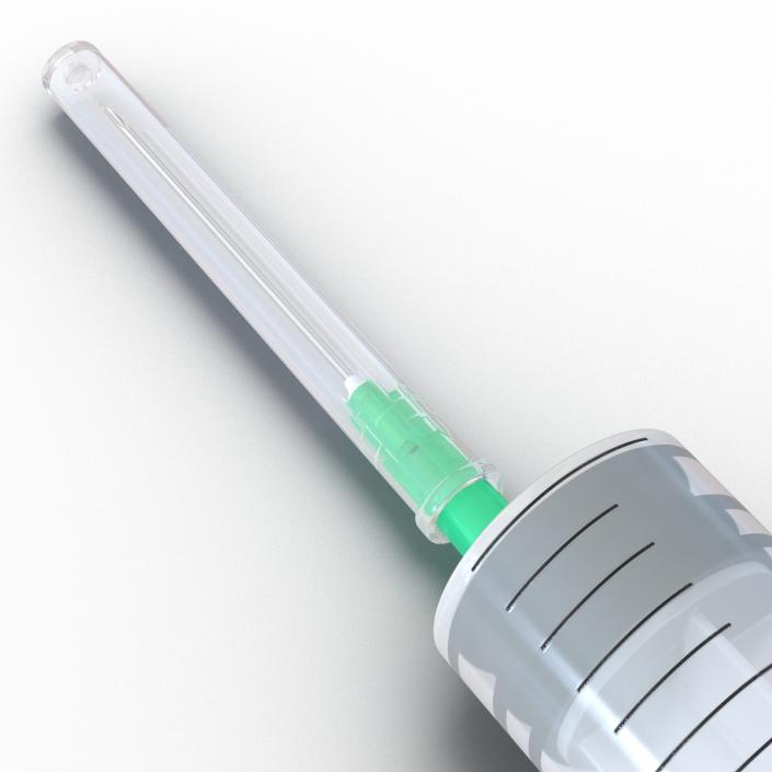 Disposable Syringe 20ml Set 3D