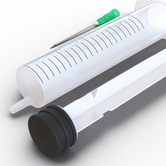 Disposable Syringe 20ml Set 3D