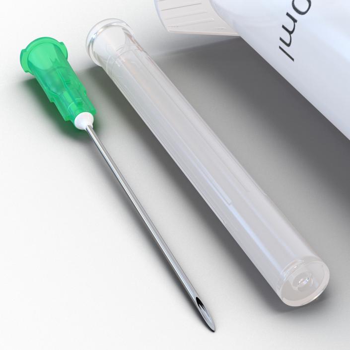 Disposable Syringe 20ml Set 3D