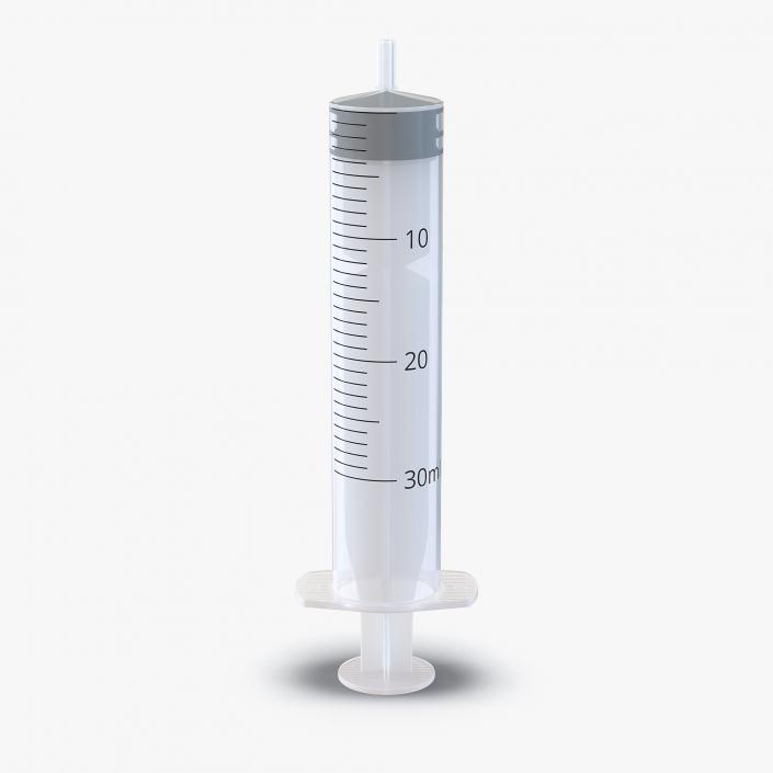 3D Disposable Syringe 30ml model