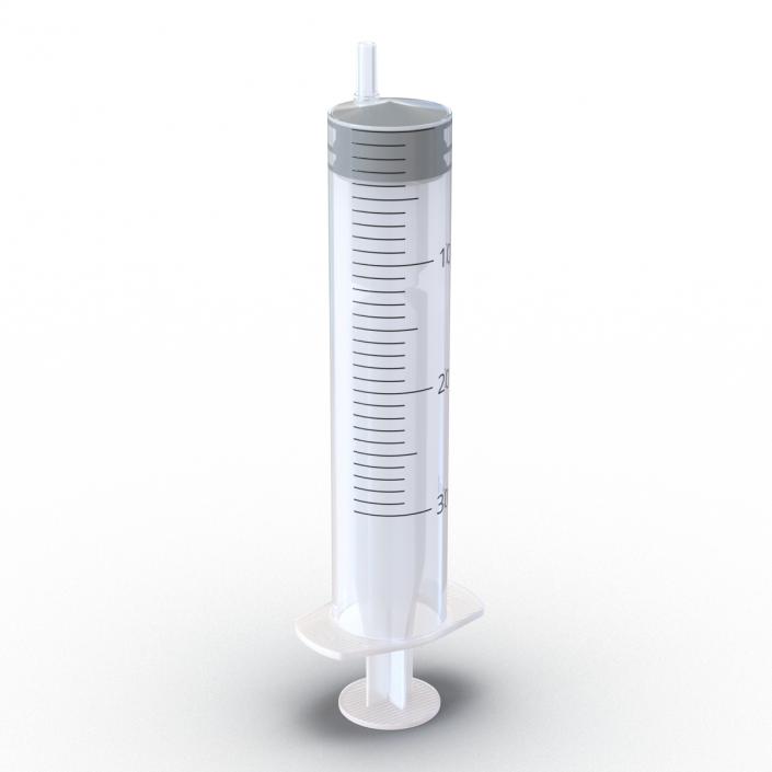 3D Disposable Syringe 30ml model