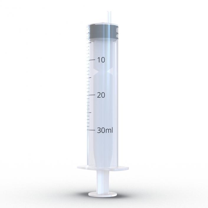 3D Disposable Syringe 30ml model