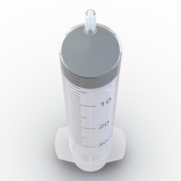 3D Disposable Syringe 30ml model