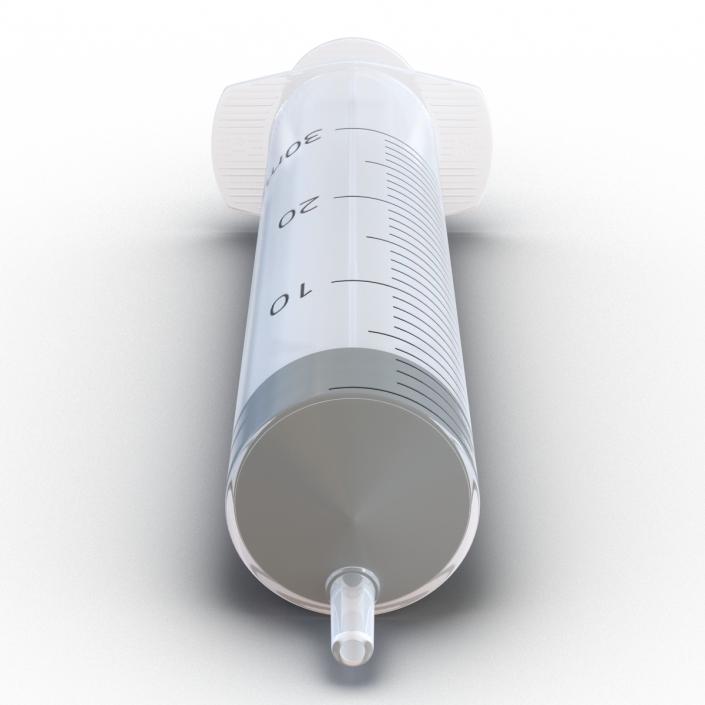 3D Disposable Syringe 30ml model