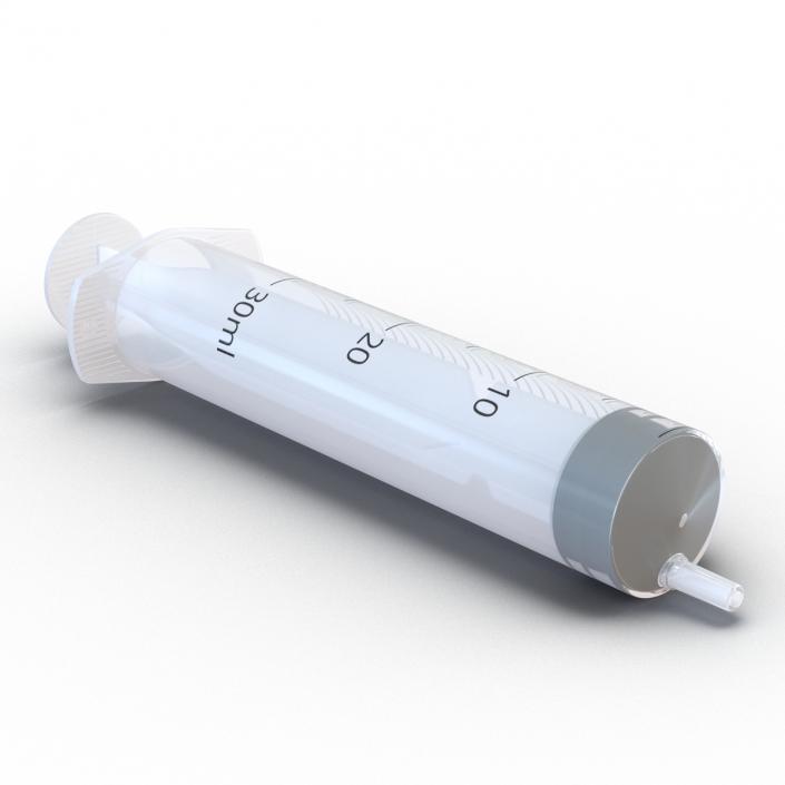 3D Disposable Syringe 30ml model