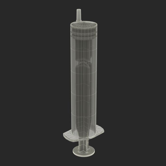 3D Disposable Syringe 30ml model