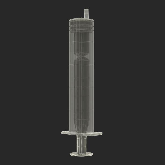 3D Disposable Syringe 30ml model