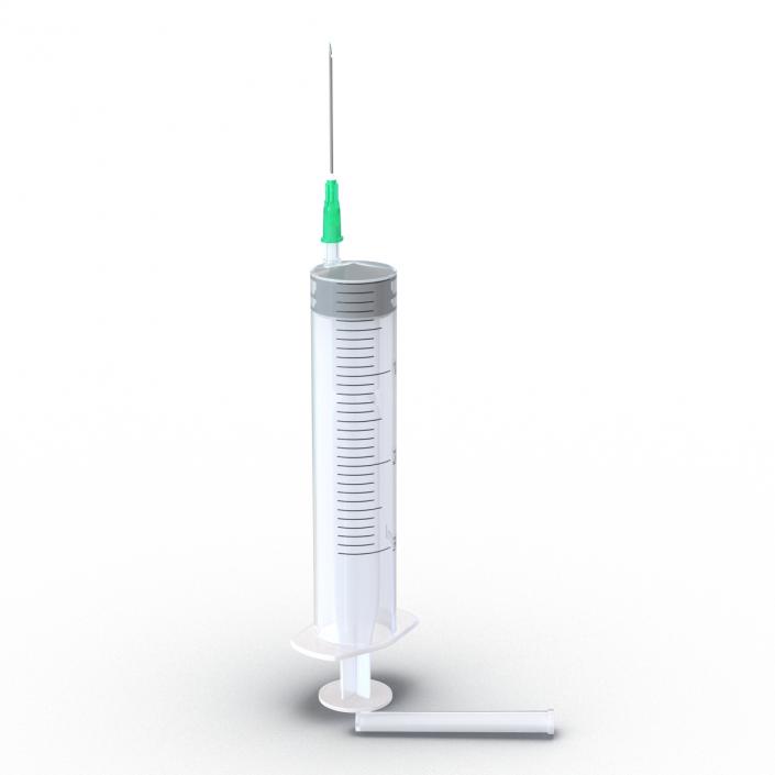 Disposable Syringe 30ml Set 3D