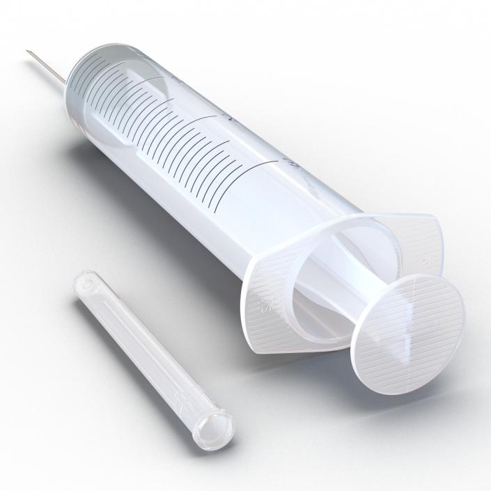 Disposable Syringe 30ml Set 3D