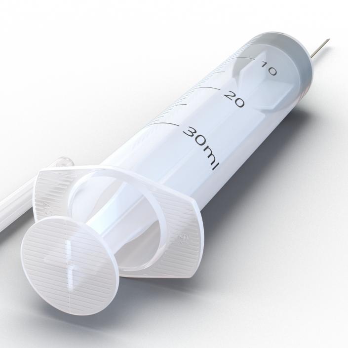 Disposable Syringe 30ml Set 3D