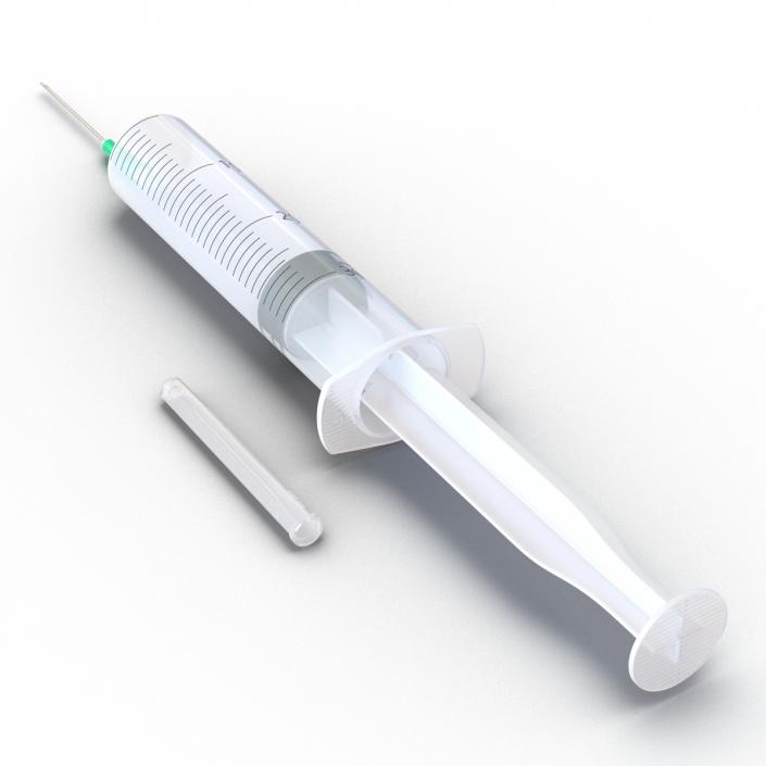 Disposable Syringe 30ml Set 3D