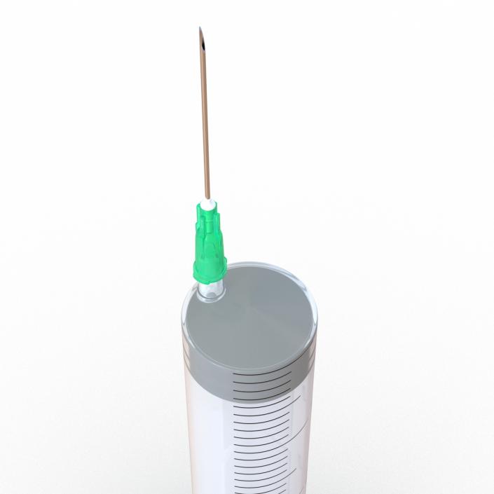 Disposable Syringe 30ml Set 3D