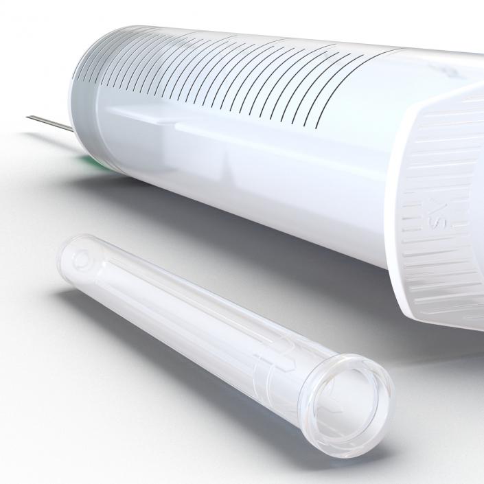 Disposable Syringe 30ml Set 3D