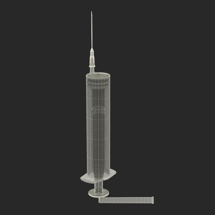 Disposable Syringe 30ml Set 3D