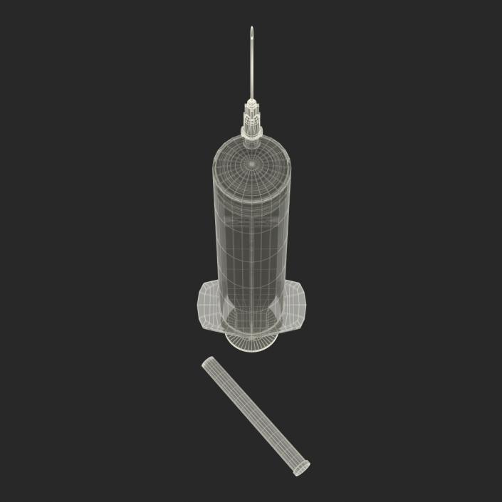 Disposable Syringe 30ml Set 3D