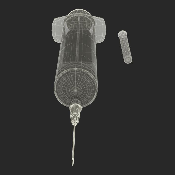 Disposable Syringe 30ml Set 3D