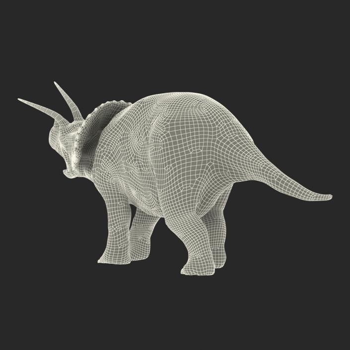 3D Triceratops Pose 2 model