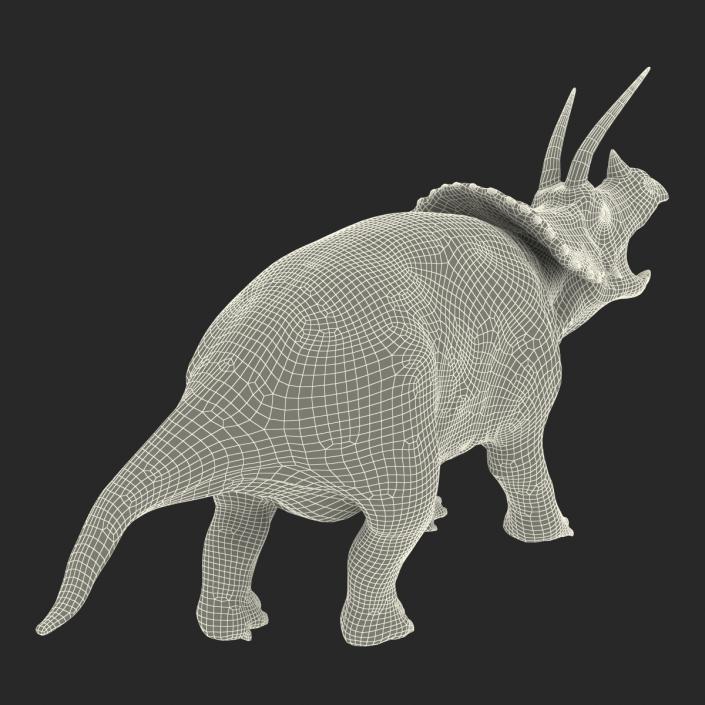 3D Triceratops Pose 2 model