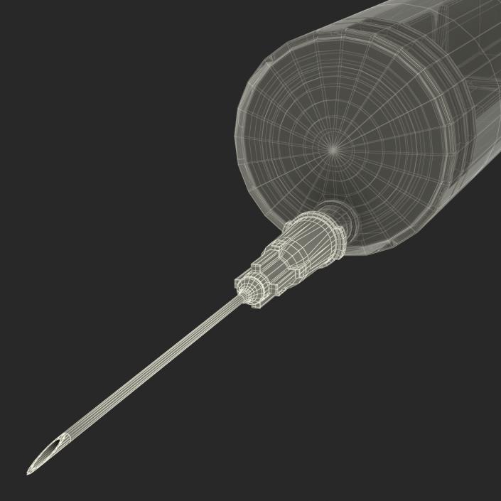 Disposable Syringe 30ml Set 3D