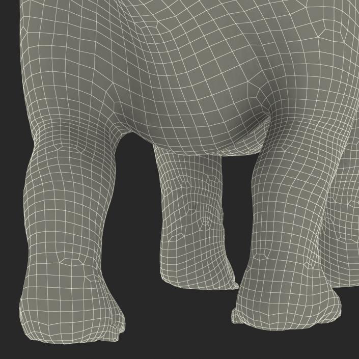 3D Triceratops Pose 2 model