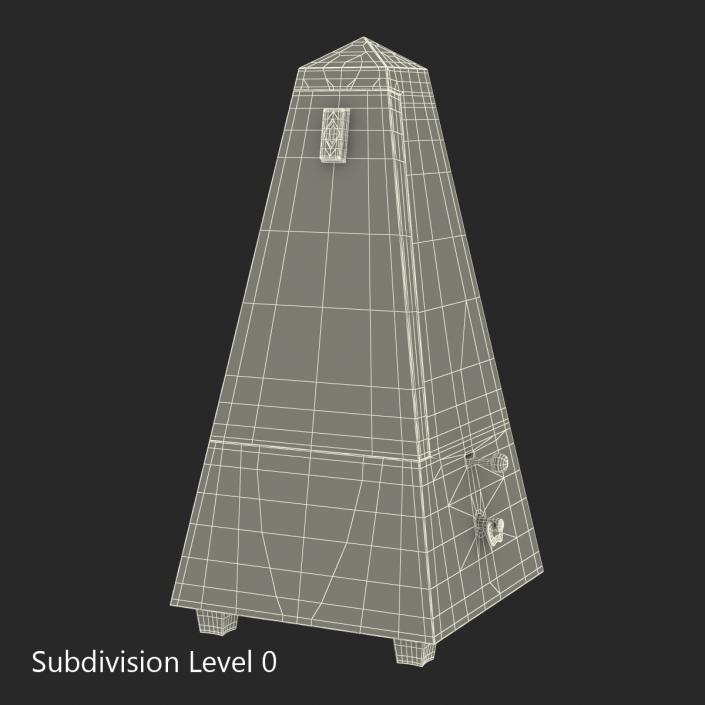 3D Manual Metronome 2 model