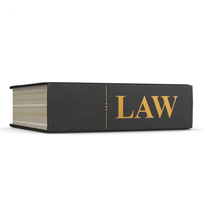 3D model Law Book