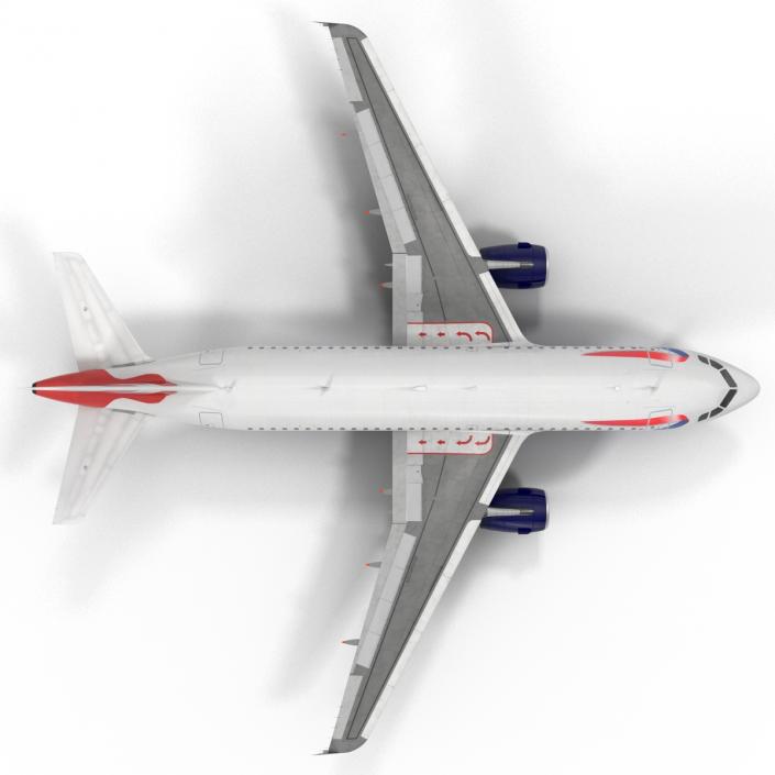 Airbus A319 British Airways 3D