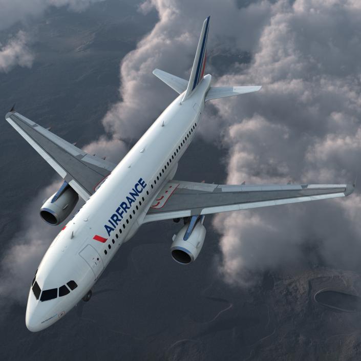 Airbus A320 Air France 3D