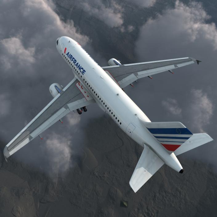 Airbus A320 Air France 3D