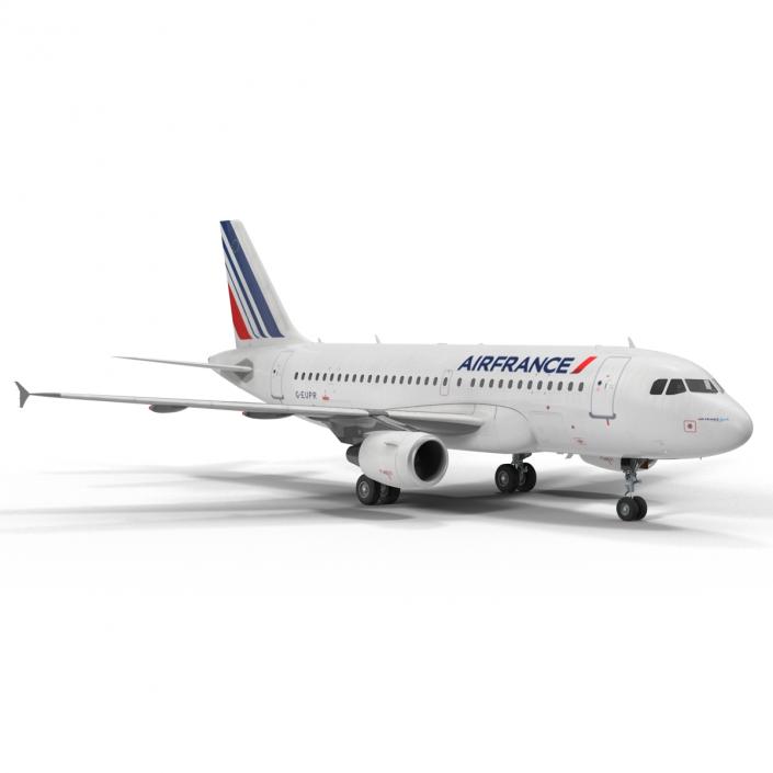 Airbus A320 Air France 3D