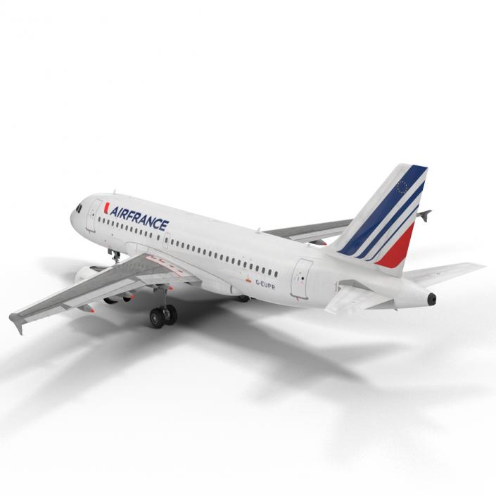 Airbus A320 Air France 3D