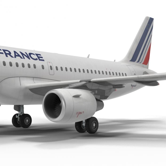 Airbus A320 Air France 3D