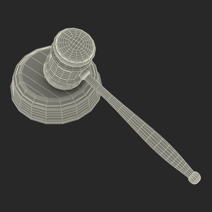 3D model Legal Gavel Set