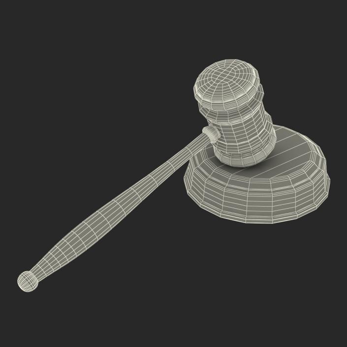 3D model Legal Gavel Set