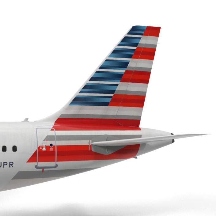 Airbus A319 American Airlines 3D model