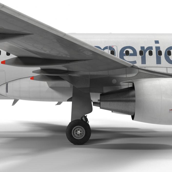 Airbus A319 American Airlines 3D model