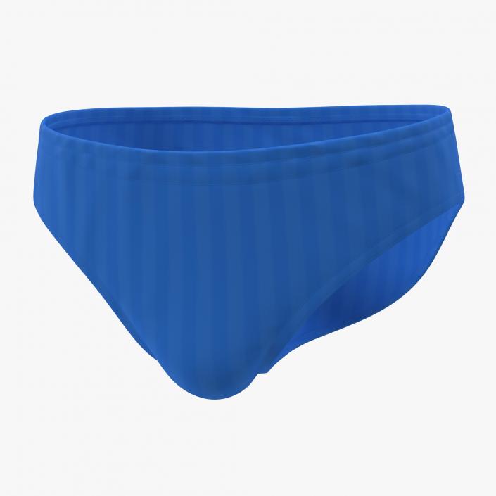 Mens Bathing Suit Blue 3D