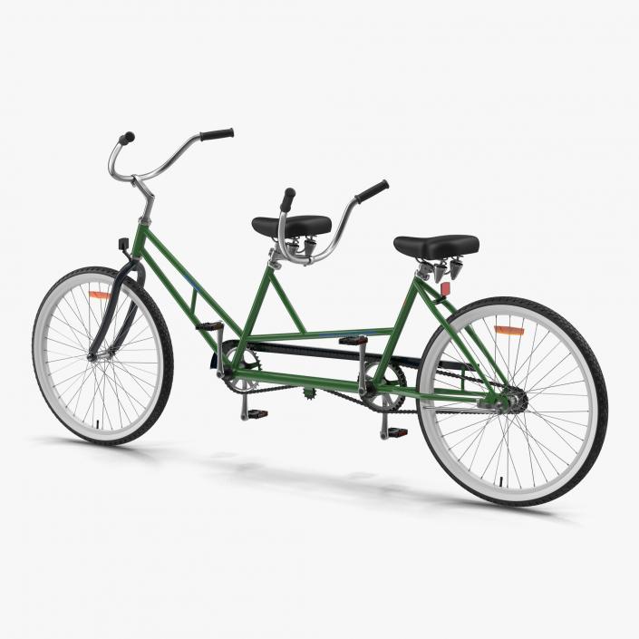 Retro Bicycle Built for Two 3D