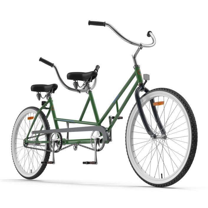 Retro Bicycle Built for Two 3D