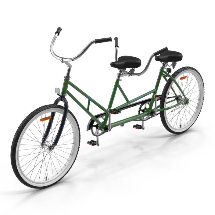 Retro Bicycle Built for Two 3D