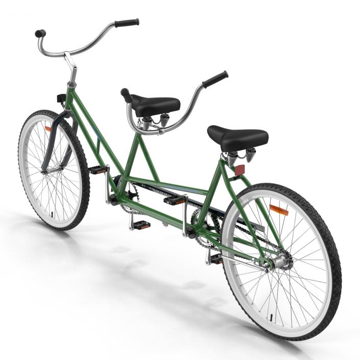 Retro Bicycle Built for Two 3D