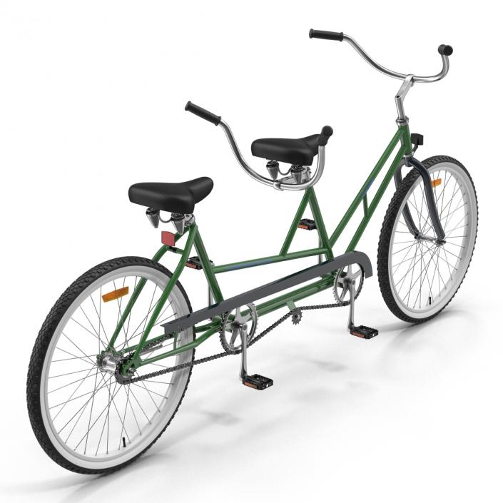 Retro Bicycle Built for Two 3D