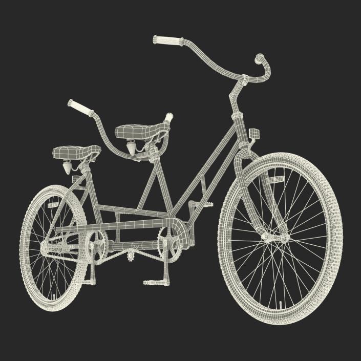 Retro Bicycle Built for Two 3D