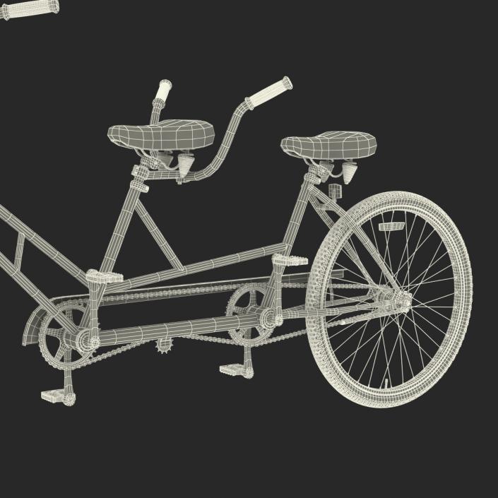 Retro Bicycle Built for Two 3D