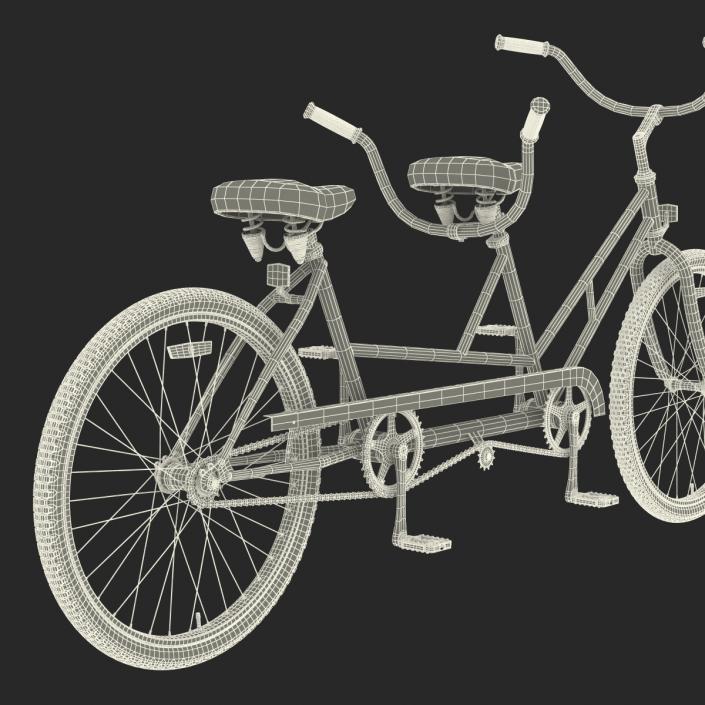 Retro Bicycle Built for Two 3D